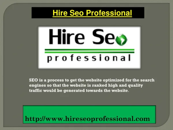 hire seo professional india