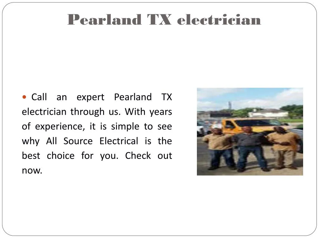 pearland tx electrician