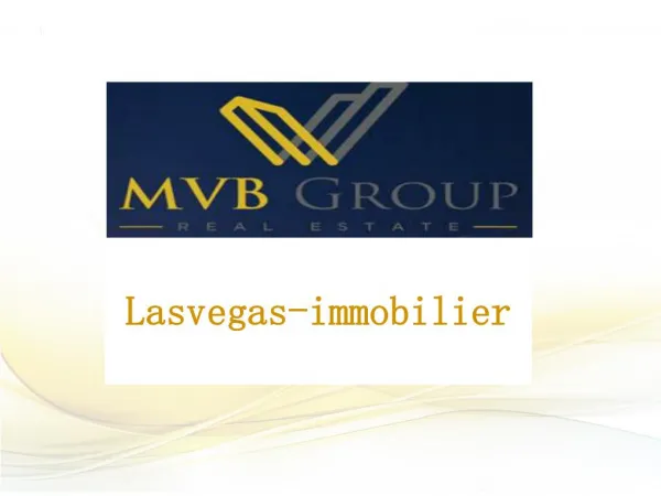 Agent immobilier las Vegas