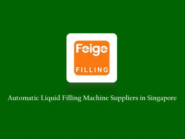Automatic Liquid Filling Machine Manufacturer