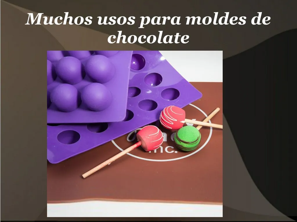 muchos usos para moldes de chocolate