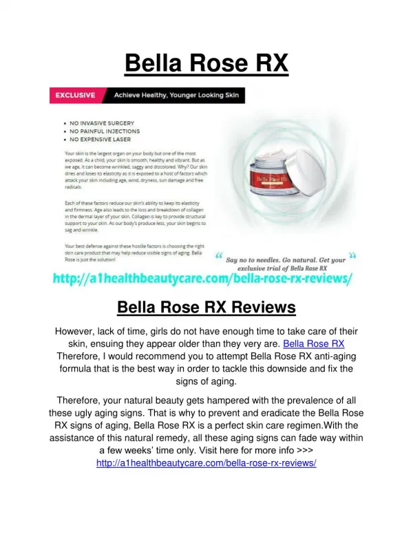 Bella Rose RX