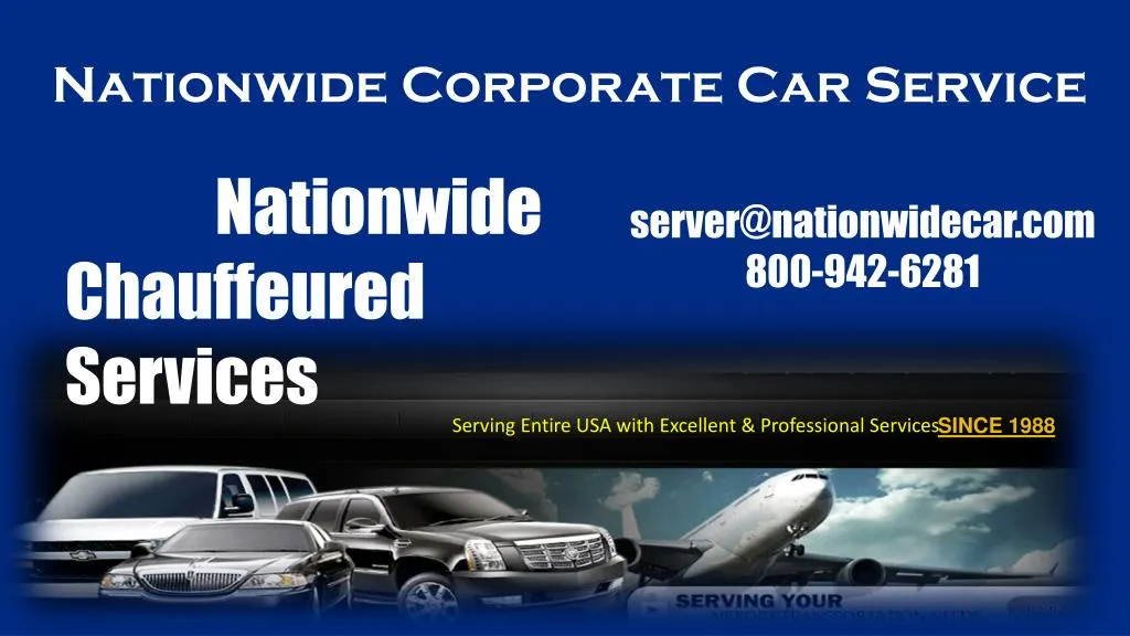 nationwide corporate car service