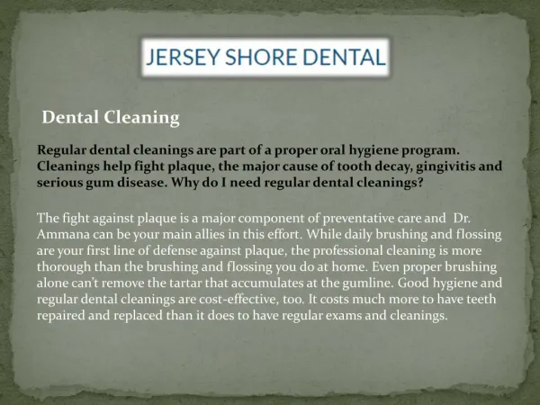 teeth cleaning dental care in west long branch