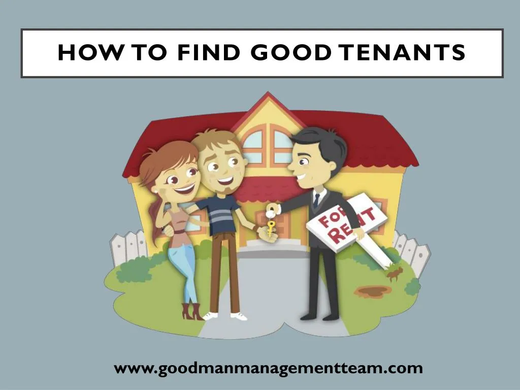 how to find good tenants
