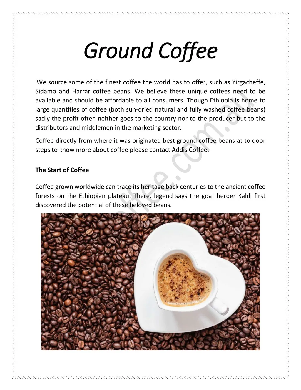 ground coffe ground coffee e