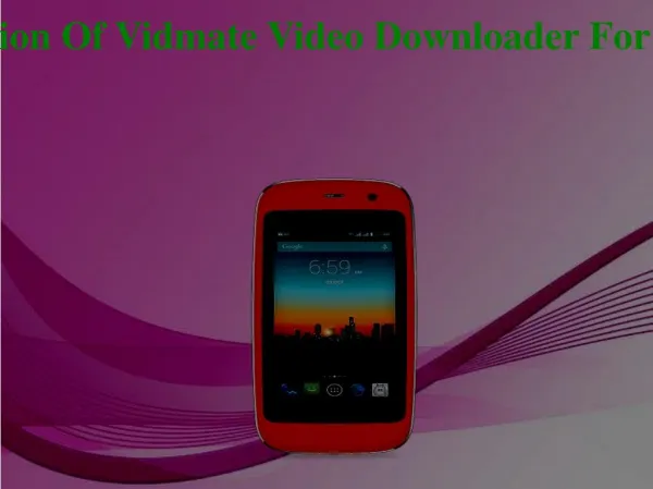 Installation Of Vidmate Video Downloader For Android