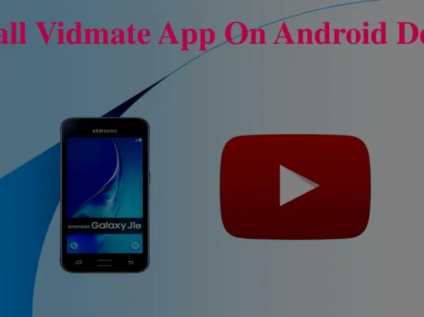 Install Vidmate App On Android Device