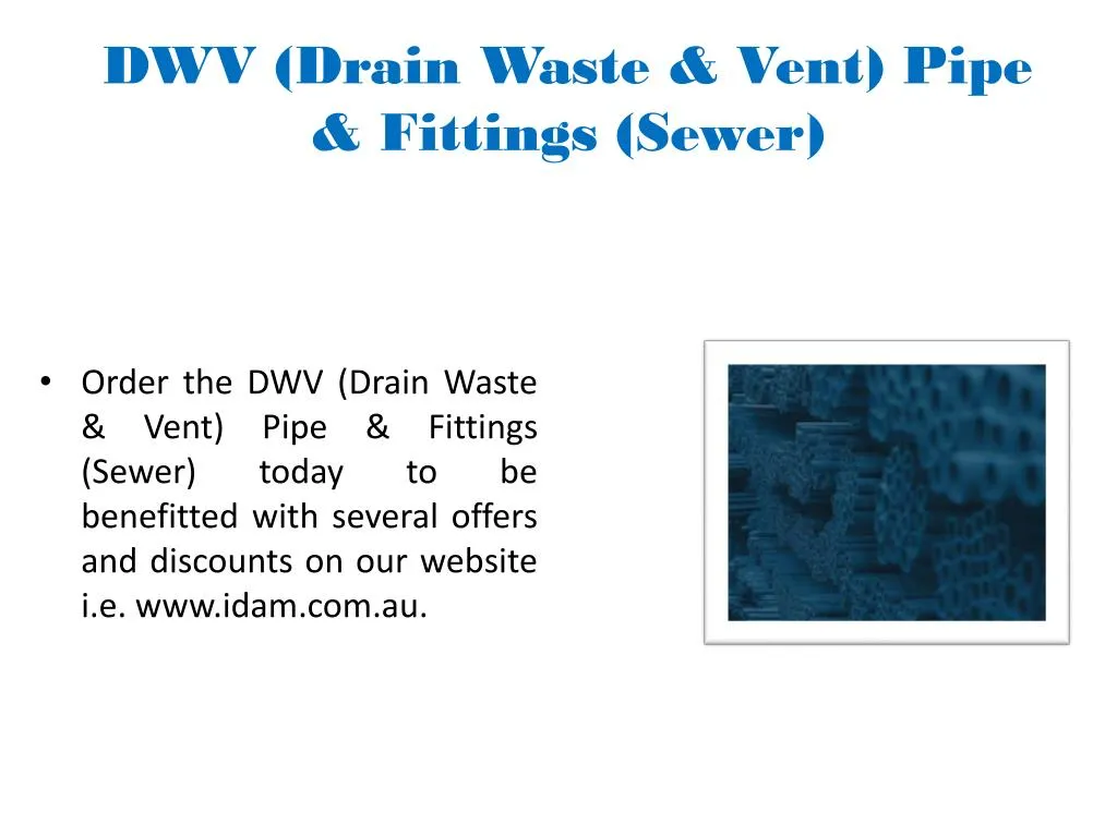 dwv drain waste vent pipe fittings sewer