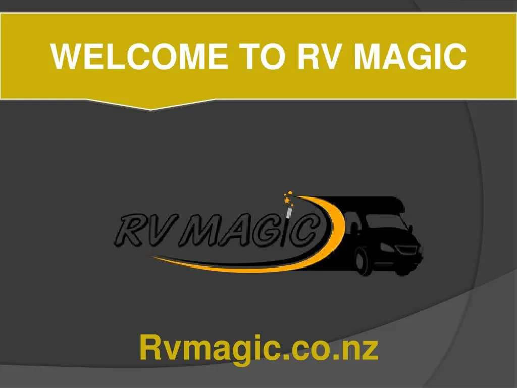 welcome to rv magic