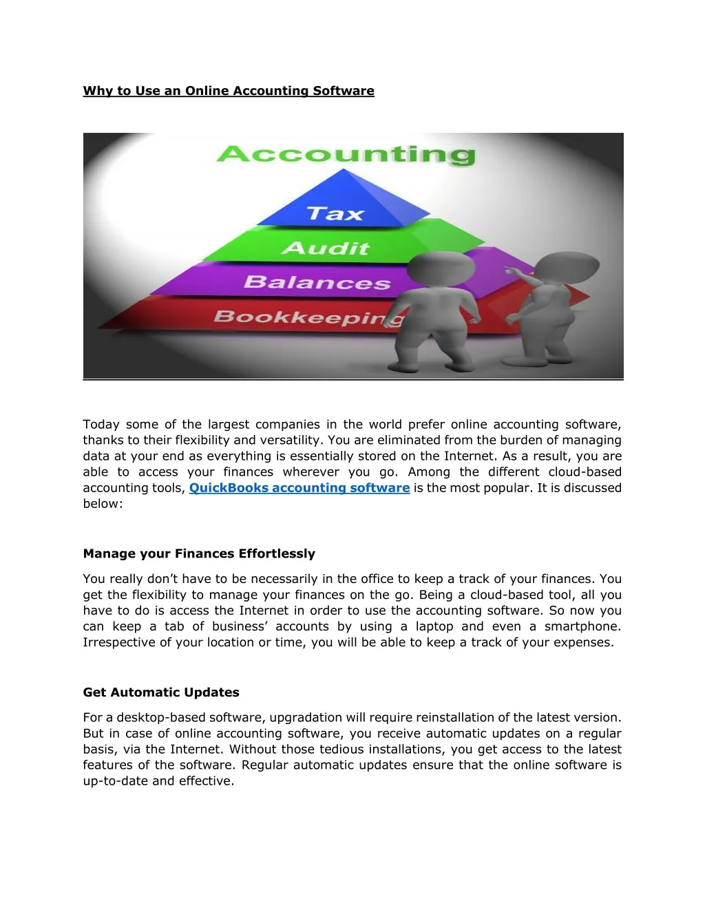 why to use an online accounting software