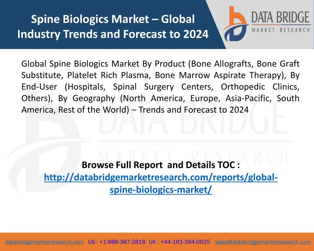spine biologics market global industry trends