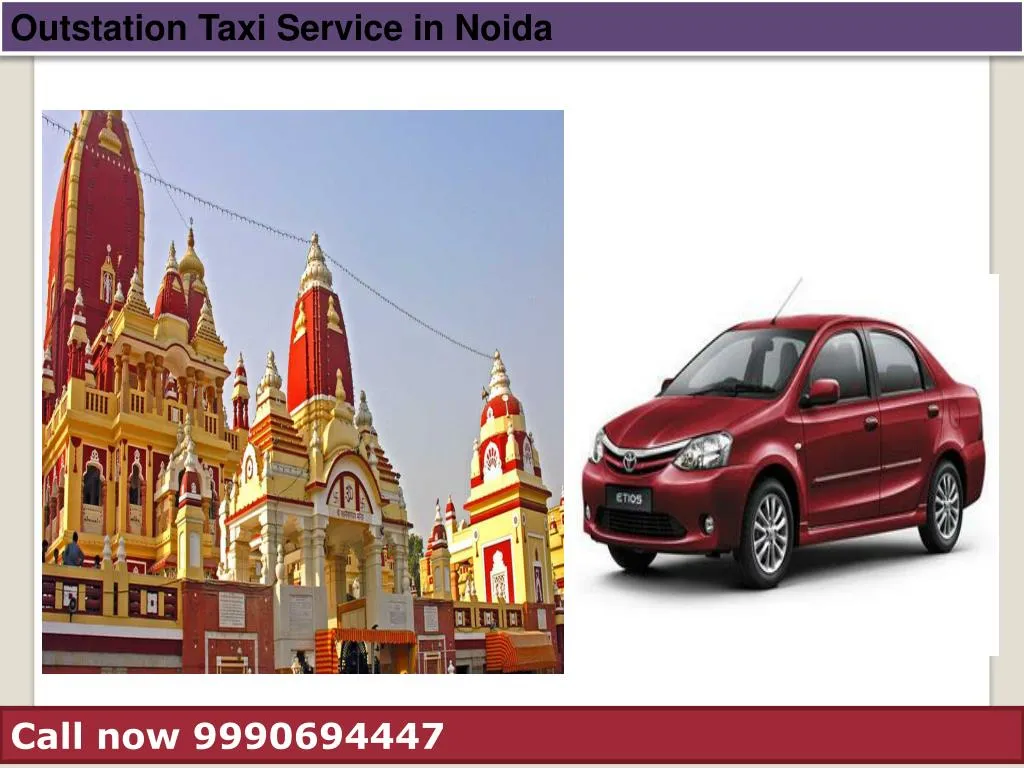 outstation taxi service in noida