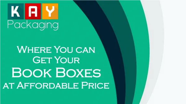 Where You Can Get Your Custom Book Boxes at Affordable Price
