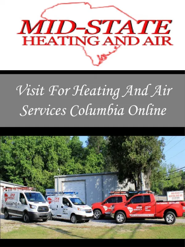 Visit For Heating And Air Services Columbia Online