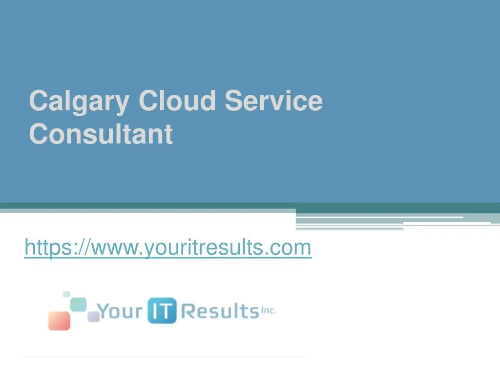 calgary cloud service consultant