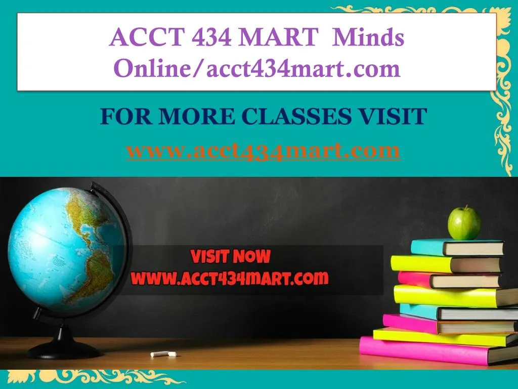 acct 434 mart minds online acct434mart com
