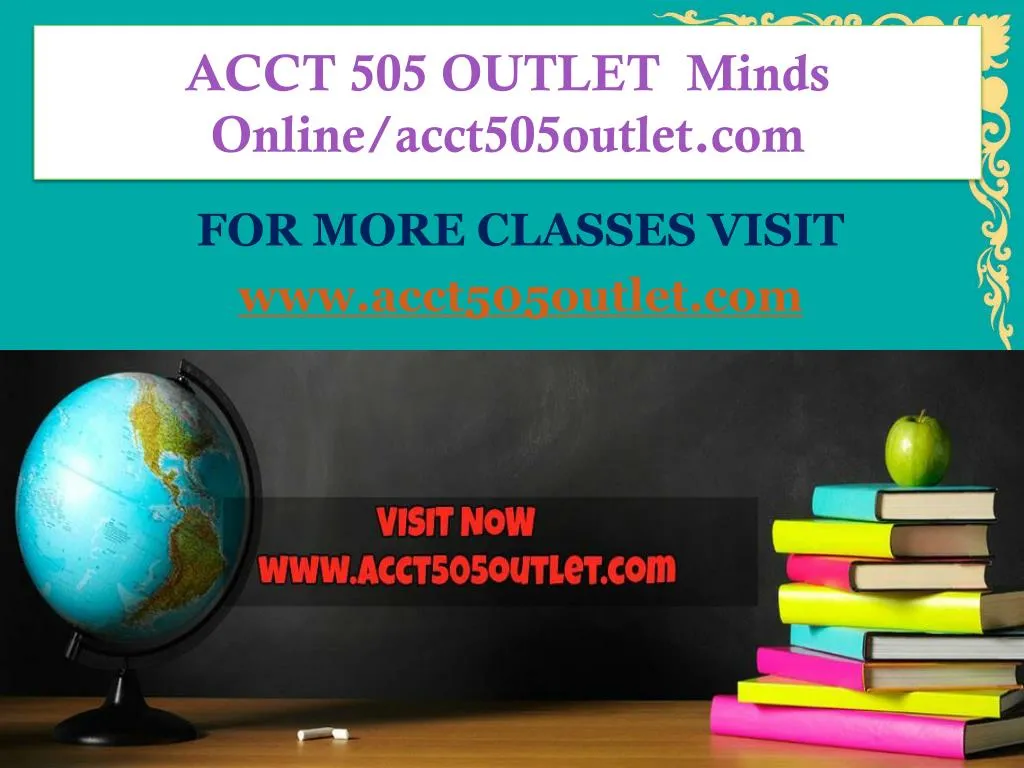 acct 505 outlet minds online acct505outlet com