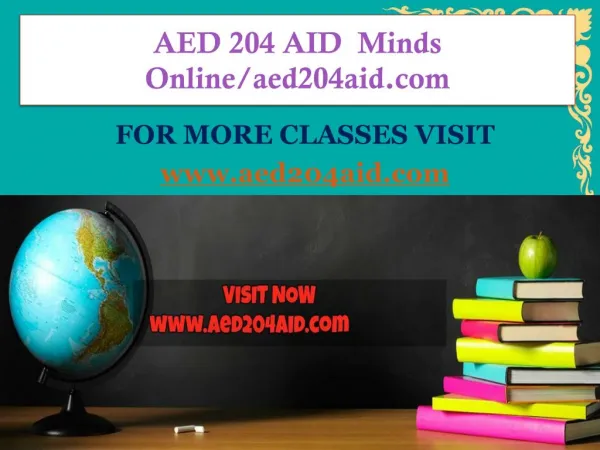AED 204 AID Minds Online/aed204aid.com