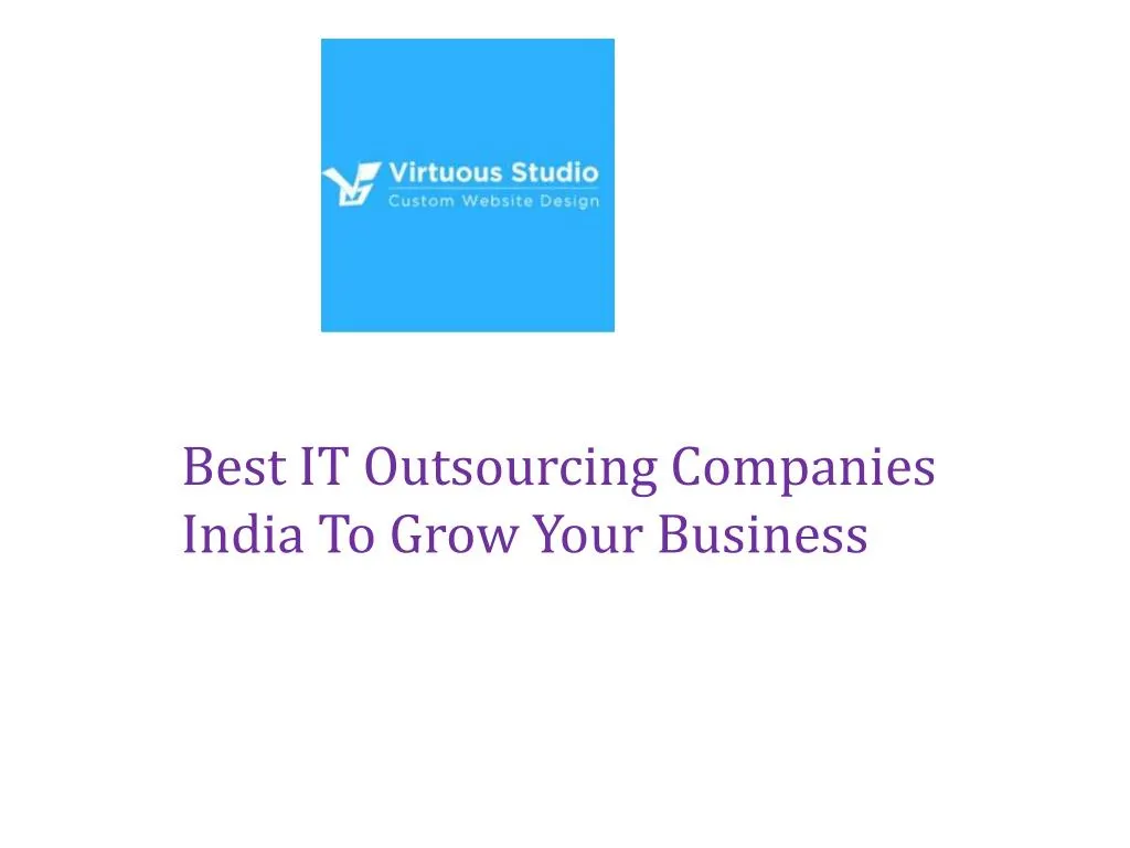 best it outsourcing companies india to grow your