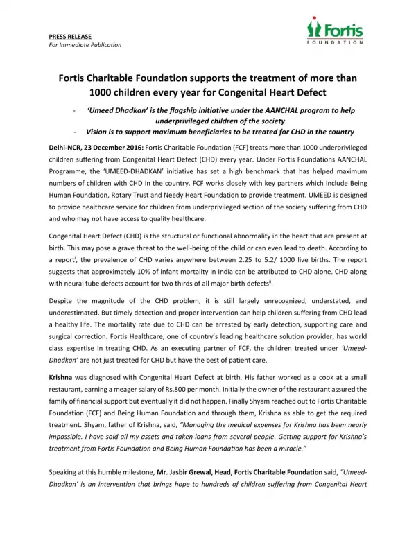Fortis Charitable Foundation