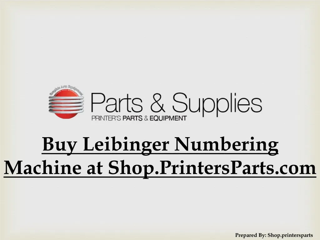 buy leibinger numbering machine at shop