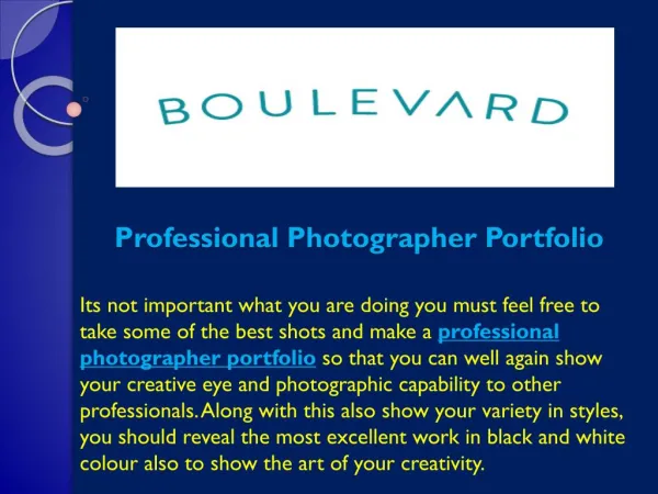 Professional Photographer Portfolio