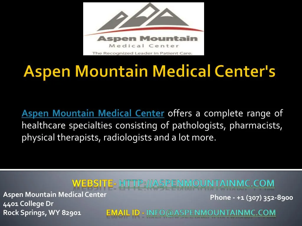 aspen mountain medical center s