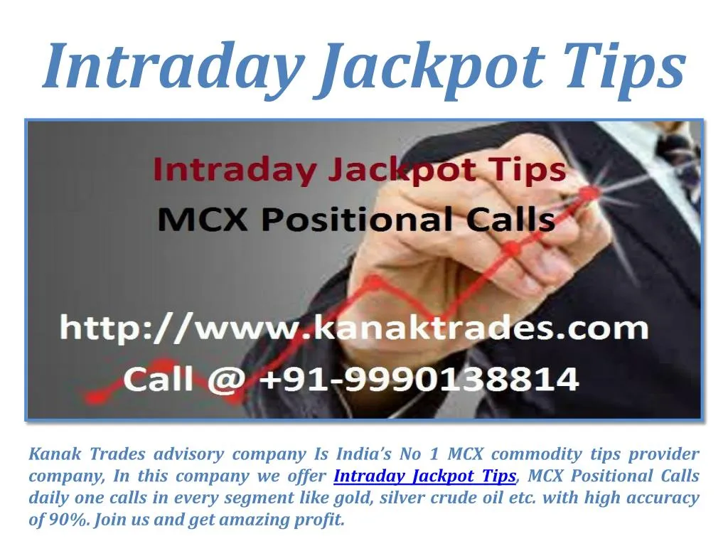 intraday jackpot tips