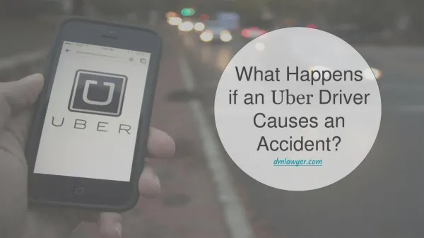 What Happens if an Uber or Lyft Driver Causes an Accident?