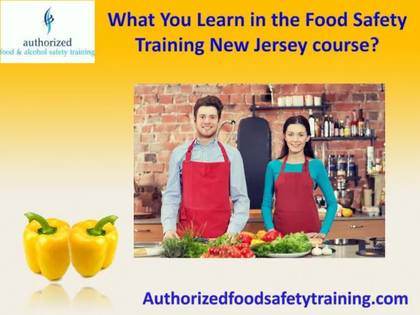 What You Learn in the Food Safety Training New Jersey course