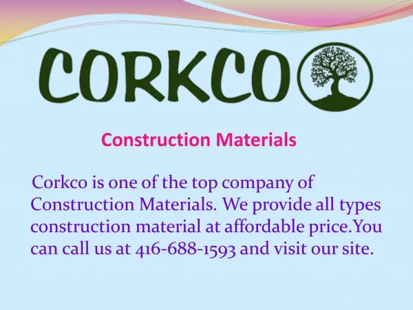 construction materials