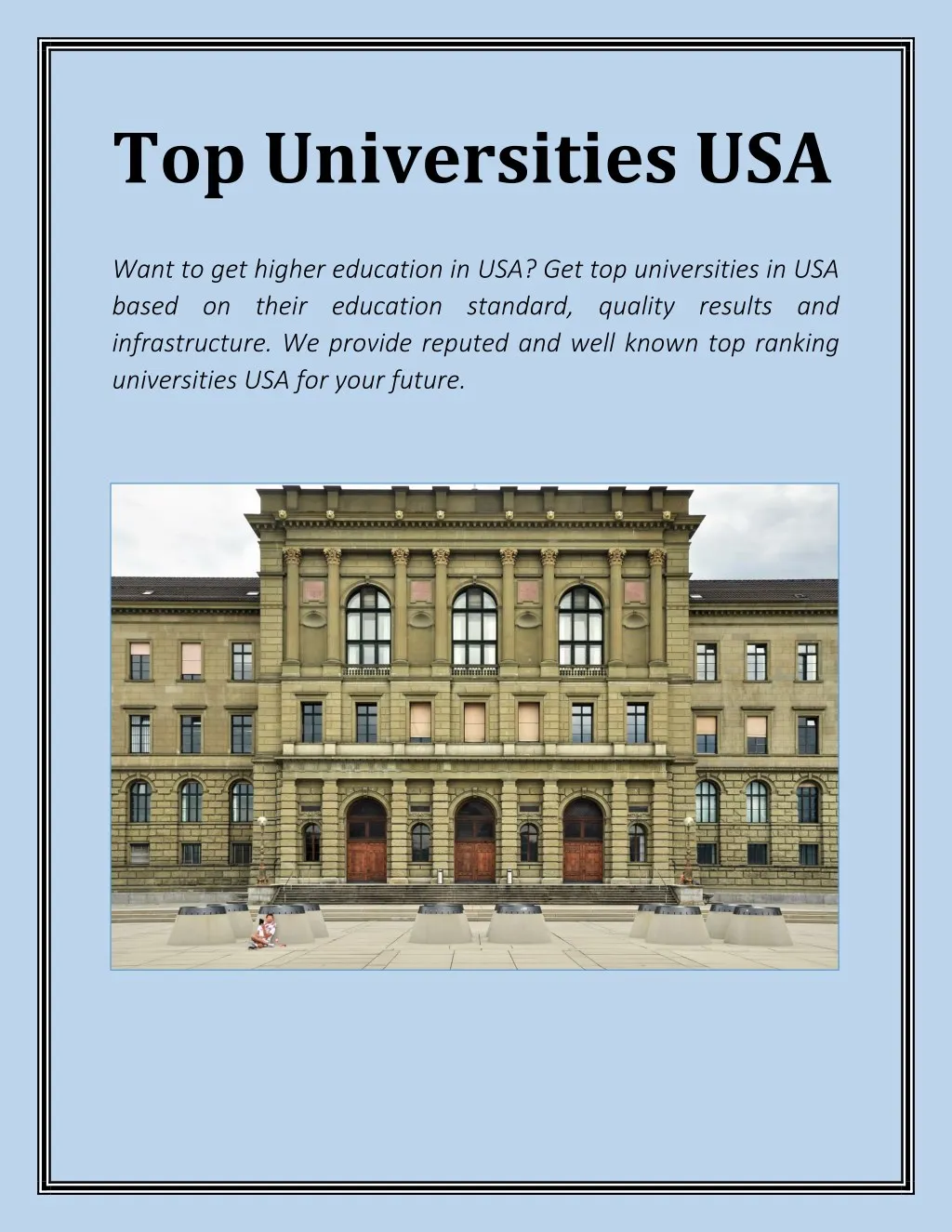 top universities usa
