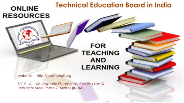 Technical Education Board in India