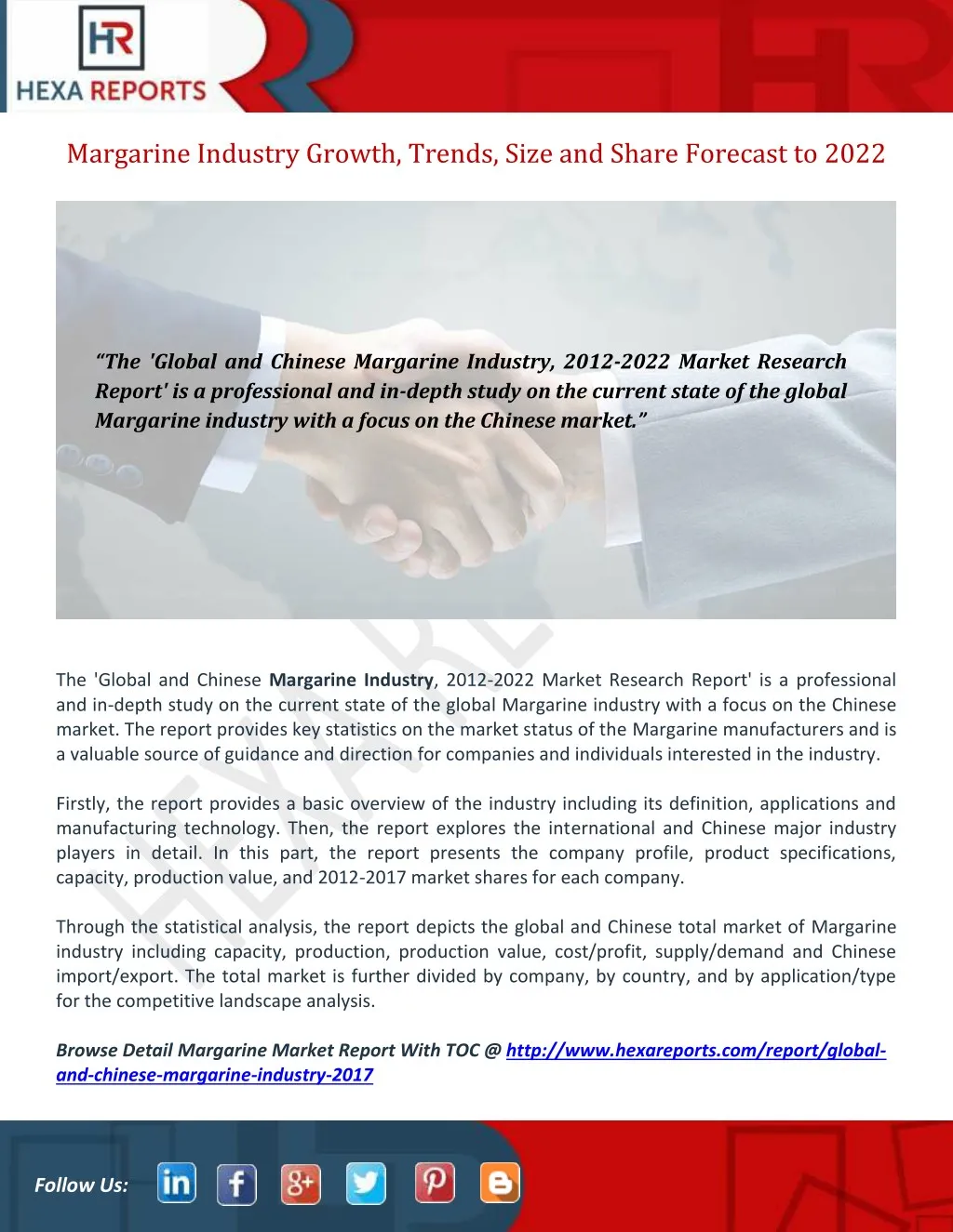 margarine industry growth trends size and share
