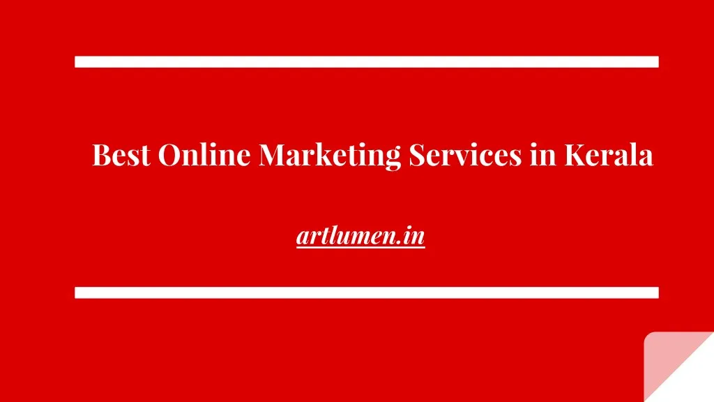 best online marketing services in kerala