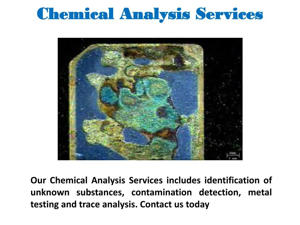chemical analysis services