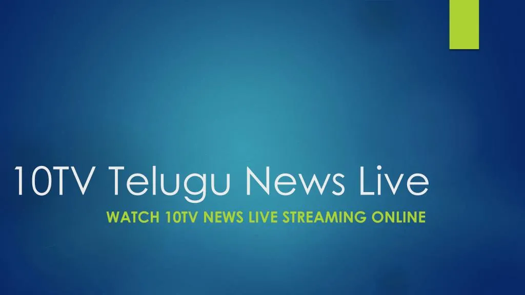10tv telugu news live