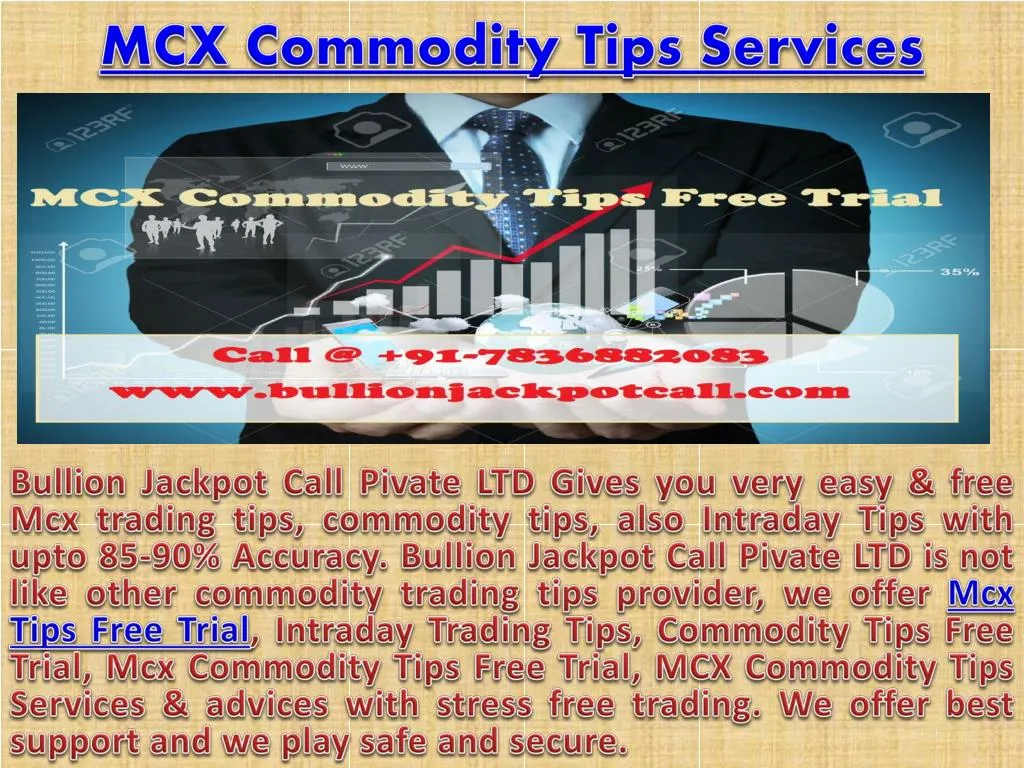mcx commodity tips services