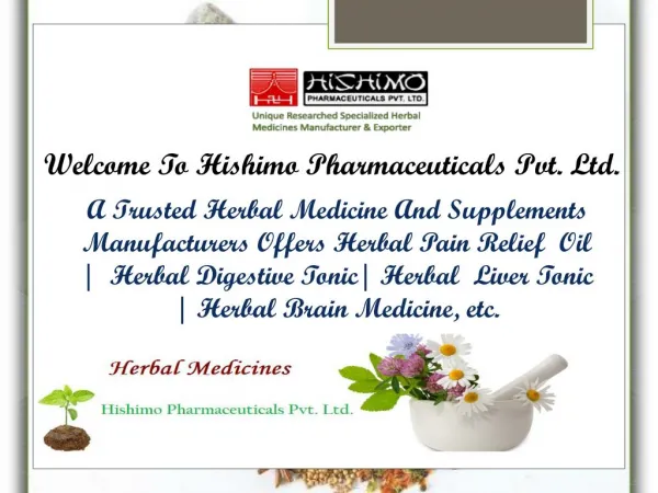 Herbal Supplements Manufacturers