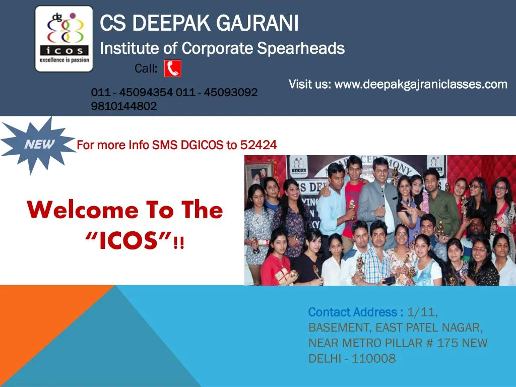 cs deepak gajrani institute of corporate