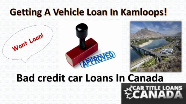 Bad credit car loans Kamloops