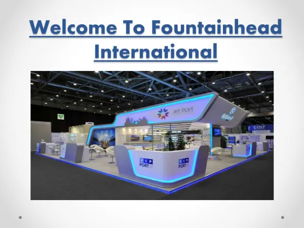 Exhibition Stand Building Dubai Provides delight Branding Solutions