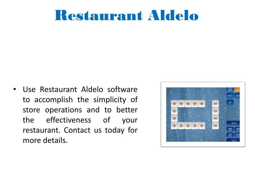 restaurant aldelo