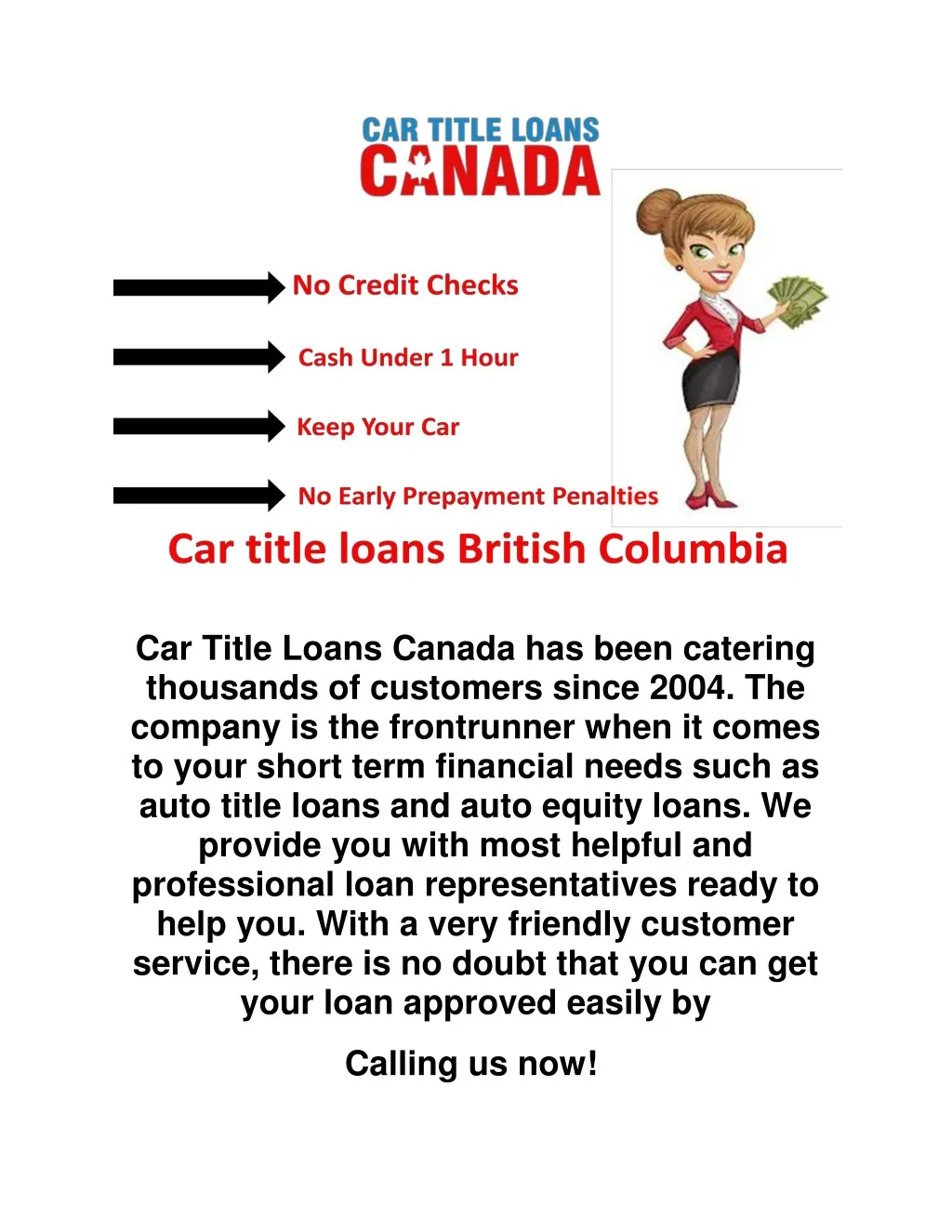 car title loans canada has been catering