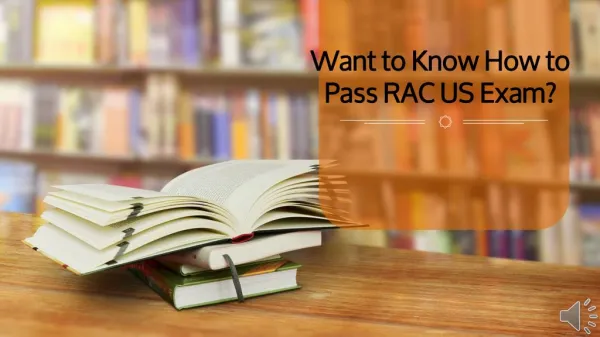 RAC US Dumps with 100% passing guarantee