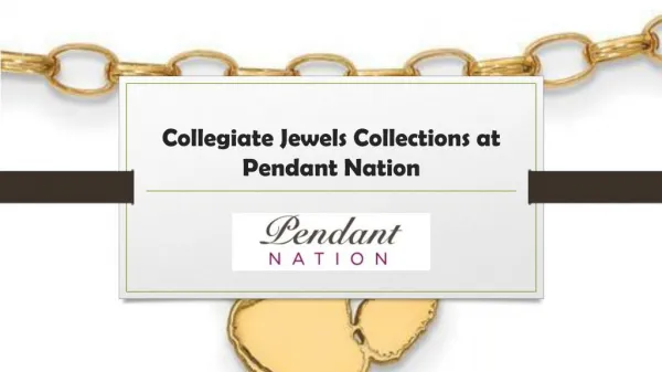 Collegiate Jewels Collections at Pendant Nation