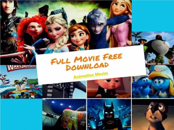 Download animation movies in hd