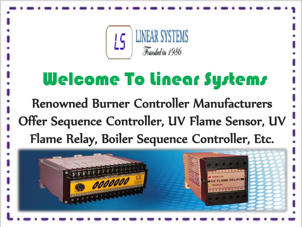 welcome to linear systems