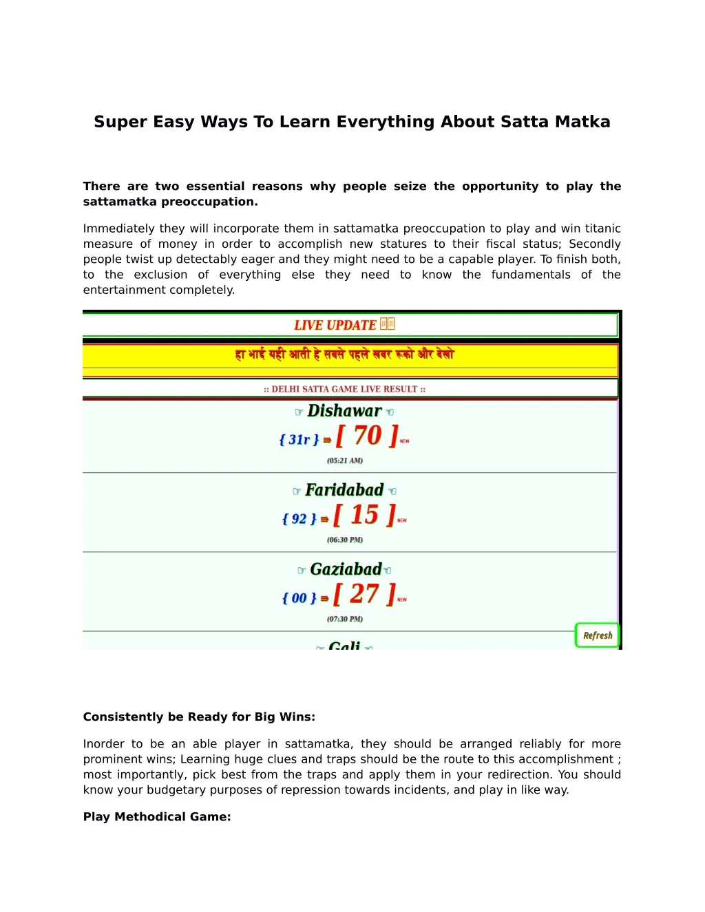 super easy ways to learn everything about satta